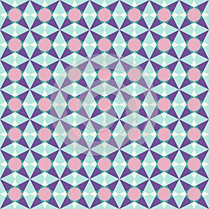 Small objects geometric seamless pattern