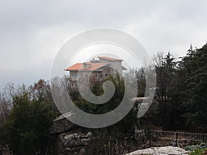 Small, old, Maronite Church located at Mount Lebanon