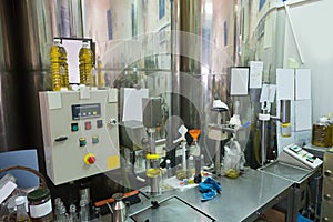 Small olive oil factory