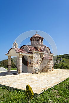 Small Orthodox church near Moni Agiou Ioanni Theologou