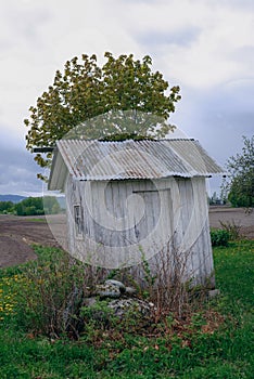 a small outbuilding