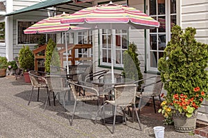 Small outdoors cafe store Coos Bay Oregon