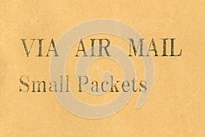 small packet airmail