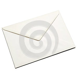 Small packet envelope isolated on white background