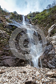 Small part of kanchenjunga Waterfall in Himalayas