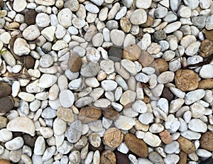 Small pebble rock background texture