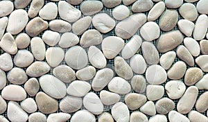Small pebble wall