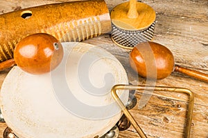 Small percussion instruments photo