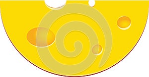 Small piece of cheese