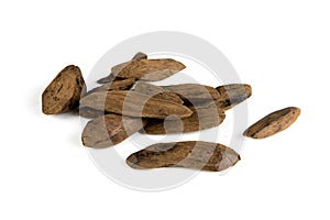 Small pieces of oud fragrance wood