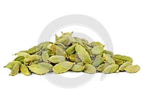 Small pile of green cardamon seeds