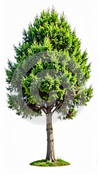 Small pine tree on the ground