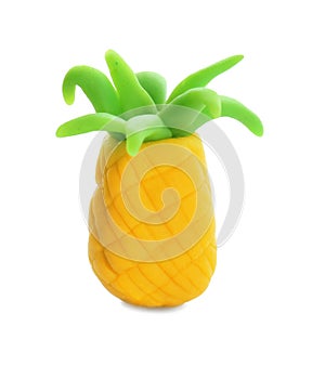 Small pineapple made from playdough