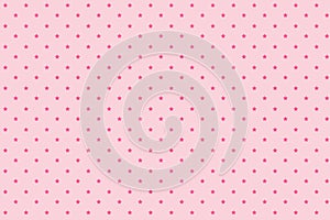 Small Pink Star seamless pattern on pink background.