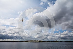 Small plane in the Kenai Wildlife Refuge