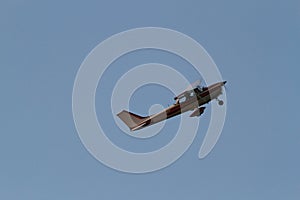 Small plane taking off