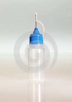 Small plastic bottle for smaple liquids