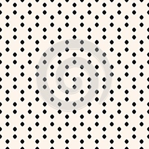 Small polka dot seamless pattern. Simple vector black and white background