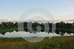 Small pond in Central Russia