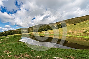 Small pond for cows - Monte Baldo Italian Alps