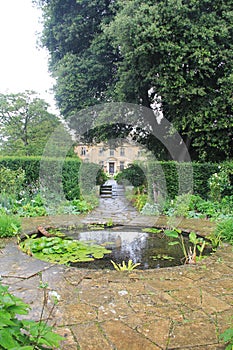 Small Pond In Front of Tintinhull House, Somerset, UK