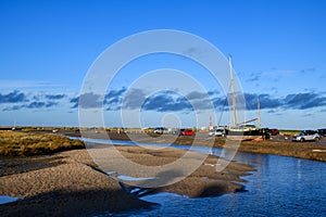 Small port in Blakeney UK