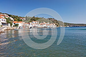 The small port of Limin Gerakas in Lakonia, Greece