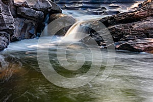 Small Portion of Bonanza Falls