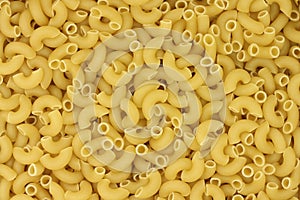 A small portion of pasta uncooked background