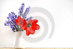 Small posie of spring flowers