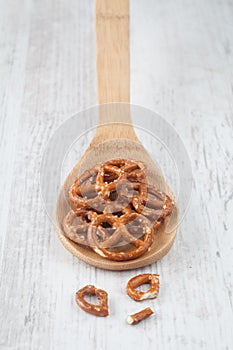 Small pretzel snacks