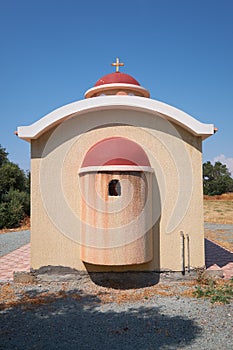 The small private church in Kolossi village. Limassol District. Cyprus