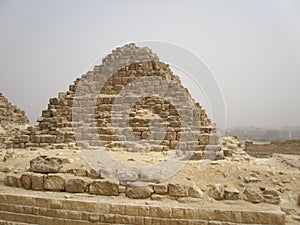 Small pyramid in Giza