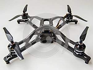 A small quadcopter with four propellers photo