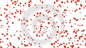 Small red star on the white background.