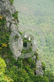 Small relics of Wat Chalermprakiat at Lampang province,Thailand