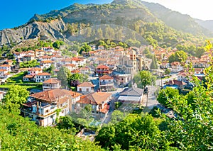 Small resort village in Greece
