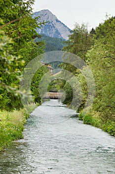 Small river comming from mountain