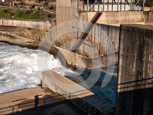 Small river dam at Peloponisos Greece