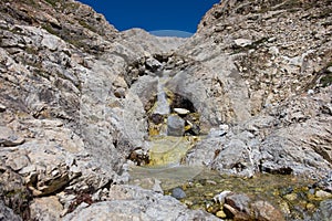 A small river in the mountains