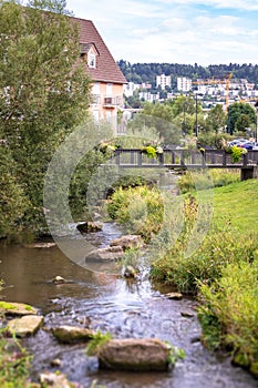 small river at Nagold Germany