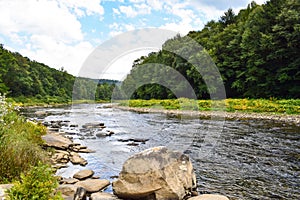 A small river in Pennsylvania.