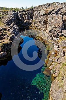 Small river at Thingvellir photo