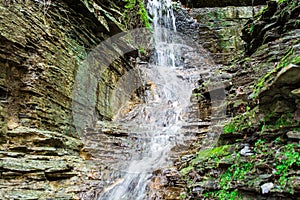 Small Rockface Waterfall