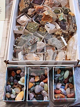 Small Rocks and Polished Agates photo