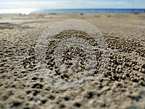 Small rounded sand