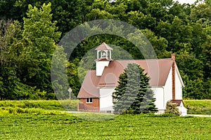 Small Rural Church In The Valley of Northeast Iowa