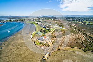 Small rural fishing port in Australia