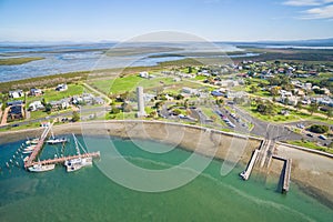 Small rural fishing port in Australia