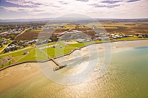 Small rural fishing port in Australia